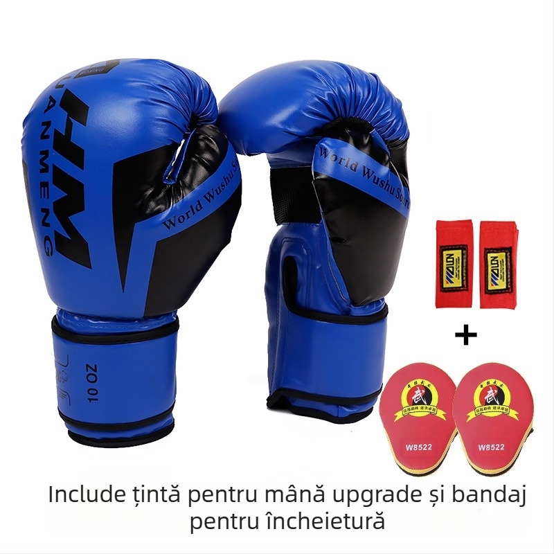 Mănuși de box en-gros Spot Sanda, mănuși de box pentru antrenament, adulți și copii, îngroșate, de protecție, pentru luptă