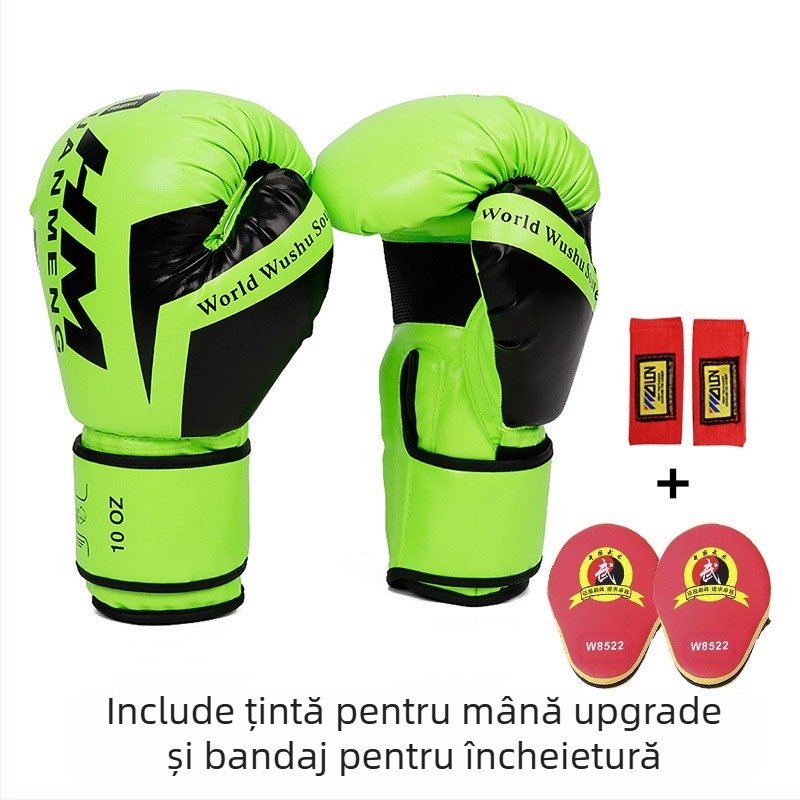 Mănuși de box en-gros Spot Sanda, mănuși de box pentru antrenament, adulți și copii, îngroșate, de protecție, pentru luptă