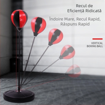 Mini sac de box vertical de ridicare pentru copii, mănuși de antrenament, sac de box, echipament de box pentru copii, uz casnic