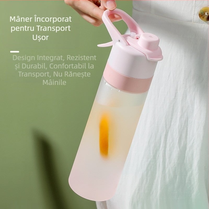 Cupă de pulverizare în aer liber, ceașcă de apă înghețată, gradient pentru studenți, cu dublă utilizare, băutură directă, capacitate mare, sport, ceașcă portabilă, ceașcă transfrontalieră