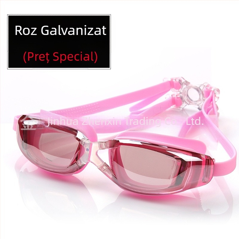 Ochelari de înot HD impermeabili anti-aburire pentru bărbați și femei, miopie, copii, adulți, ochelari de înot cu ramă mare, echipamente de vânzare directă din fabrică