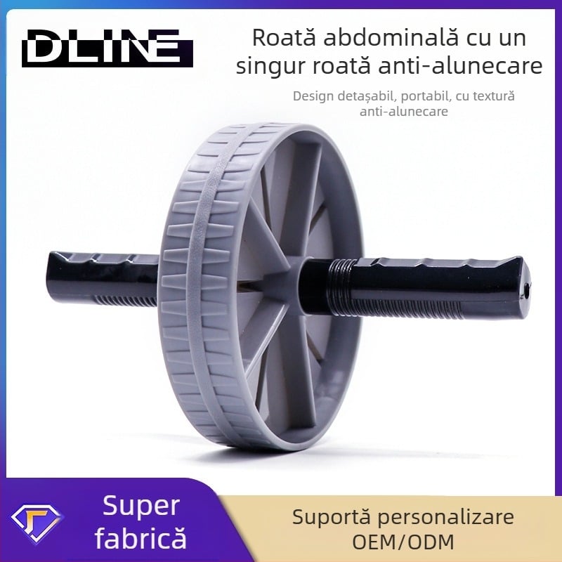 Furnizare directă din fabrică Roată abdominală gigantă Roată abdominală silențioasă cu două roți Echipament de fitness Roată abdominală pentru acasă Echipament sportiv