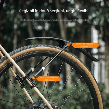 Apărătoare de noroi pentru bicicletă de șosea Locke Brothers, demontabilă rapid, 700C, pentru îndepărtarea noroiului și a ploii