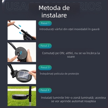Lampă solară Firefly, lampă de peisaj pentru curte, lampă de atmosferă de grădină transfrontalieră, lampă nouă pentru gazon în aer liber, lampă cu leagăn