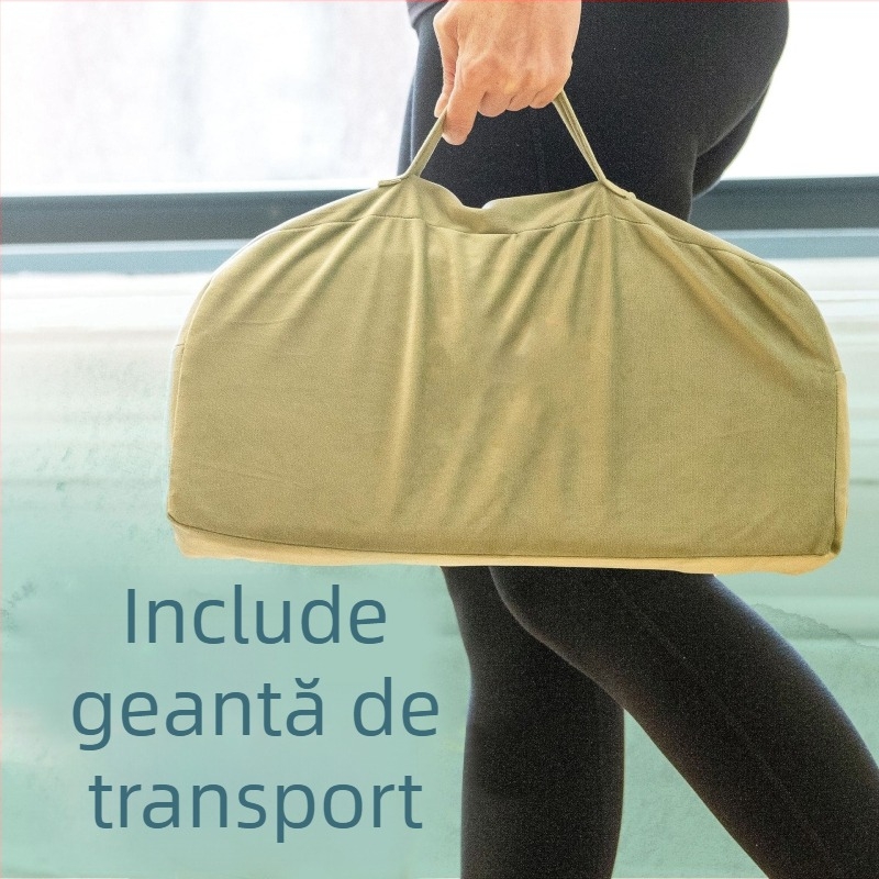 Scaun de yoga din lemn transfrontalier, scaun pentru îngenuncheat, scaun sport moale, en-gros, scaun de meditație pliabil multicolor pentru yoga