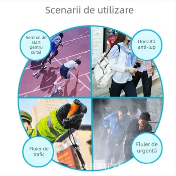 Fluier electronic de top cu trei tonuri, fluier de supraviețuire în aer liber, fluier de porumbei, fluier de semnal, fluier de antrenament, en-gros din fabrică