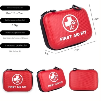 Trusă de prim ajutor auto Amazon Spot, auto-salvare portabilă, impermeabilă, Eva, kit de urgență, salvare în aer liber