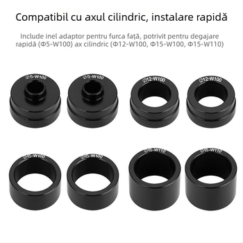 Suport furcă față bicicletă TOOPERE, suport pentru acoperiș auto, suport pentru transport cu eliberare rapidă axului găleții, suport de parcare auto