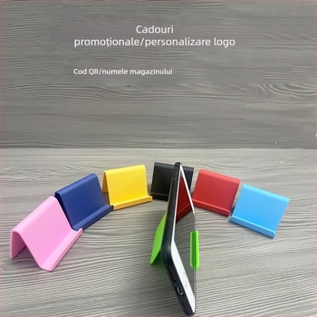 Suport pentru telefon mobil cu logo-ul imprimat, text, leneș, simplu, portabil, pentru birou, cu ridicata, cadouri publicitare Ditui