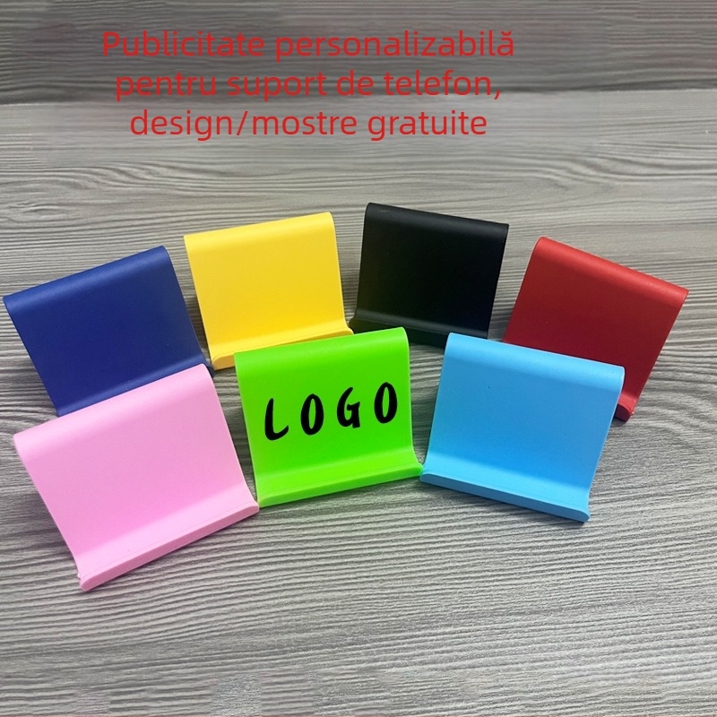 Suport pentru telefon mobil cu logo-ul imprimat, text, leneș, simplu, portabil, pentru birou, cu ridicata, cadouri publicitare Ditui