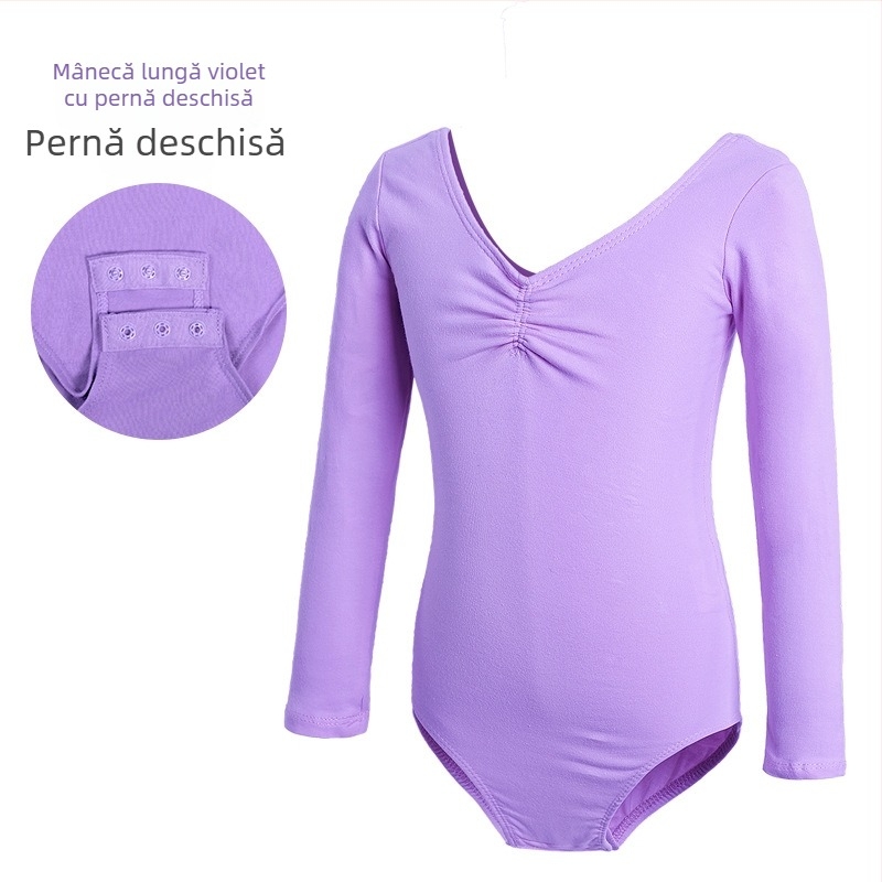 Îmbrăcăminte de dans pentru copii, Body de dans cu mânecă scurtă de vară pentru femei, Îmbrăcăminte de examen pentru gimnastică de balet pentru fete, Îmbrăcăminte de antrenament pentru dans chinezesc