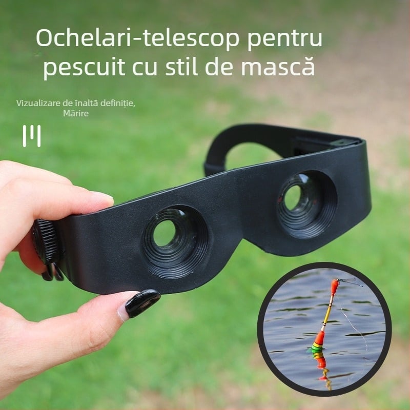 Ochelari de pescuit telescopici noi, stil de mare putere, înaltă definiție, lumină slabă, viziune nocturnă, ochelari de pescuit portabili în aer liber