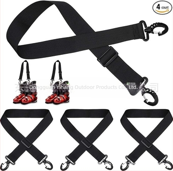 Curele pentru încălțăminte de schi de la sursă transfrontalieră, bretele reglabile pentru cizme de schi, geantă de schi, patine, bretele de umăr, accesorii pentru snowboard