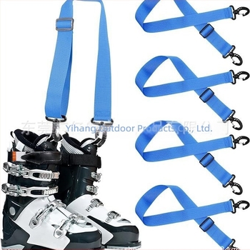 Curele pentru încălțăminte de schi de la sursă transfrontalieră, bretele reglabile pentru cizme de schi, geantă de schi, patine, bretele de umăr, accesorii pentru snowboard