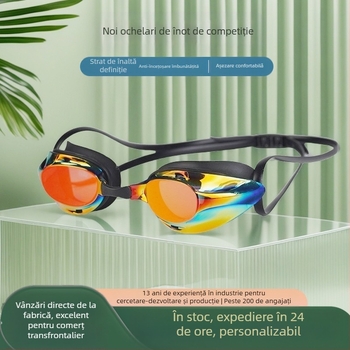Ochelari de înot noi 2025, ochelari de înot profesionali transfrontalieri, ochelari de înot competitivi HD, impermeabili, anti-aburire, echipament sportiv, en-gros
