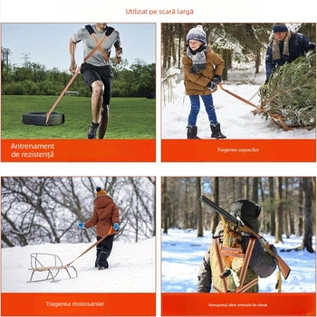 Aprovizionare transfrontalieră vânătoare cerb frânghie reflectorizantă legată curea de cerb trageți frânghia de cerb în aer liber centură de vânătoare cerb frânghie