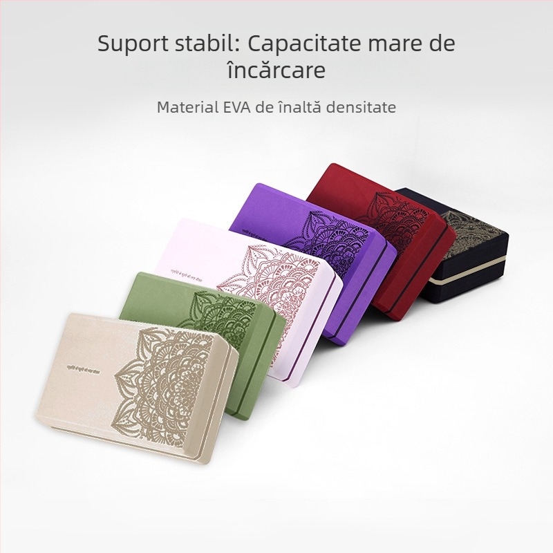 Cărămizi de yoga din spumă EVA de înaltă densitate, imprimate, pentru copii, pentru antrenamentul de dans, presă auxiliară pentru picioare, cărămizi de fitness, furnizate la fața locului