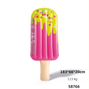 INTEX58766 pernă plutitoare gonflabilă pentru înghețată, pernă plutitoare pentru piscină de vară pentru adulți, pernă plutitoare pentru plajă