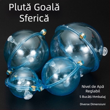 Plutitor rotund transfrontalier Amazon, plutitor de pescuit maritim în formă de sferă, plutitor gol Luya, geamandură de aruncare cu rază lungă de acțiune pentru obiecte mari