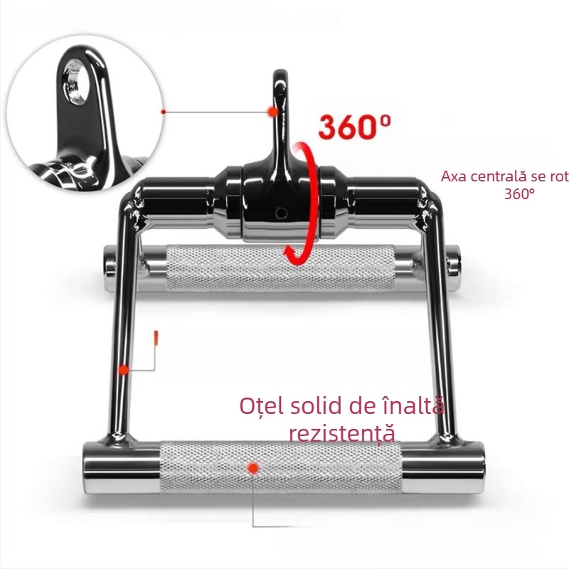 Mâner cu pârghie de tracțiune înaltă și joasă, accesorii pentru echipamente de fitness mari, piese mecanice, accesorii pentru echipamente de antrenament de forță