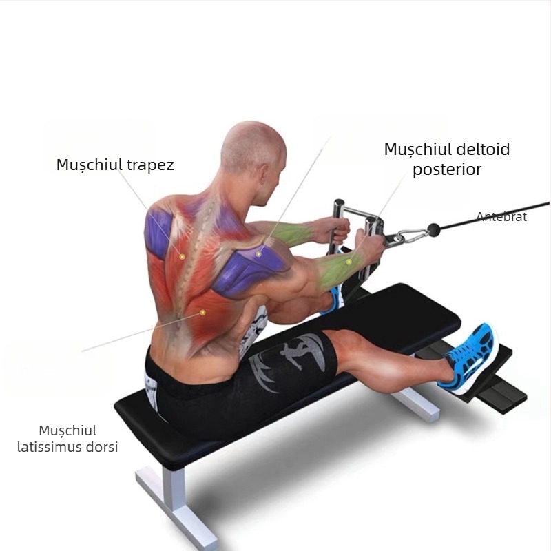Mâner cu pârghie de tracțiune înaltă și joasă, accesorii pentru echipamente de fitness mari, piese mecanice, accesorii pentru echipamente de antrenament de forță