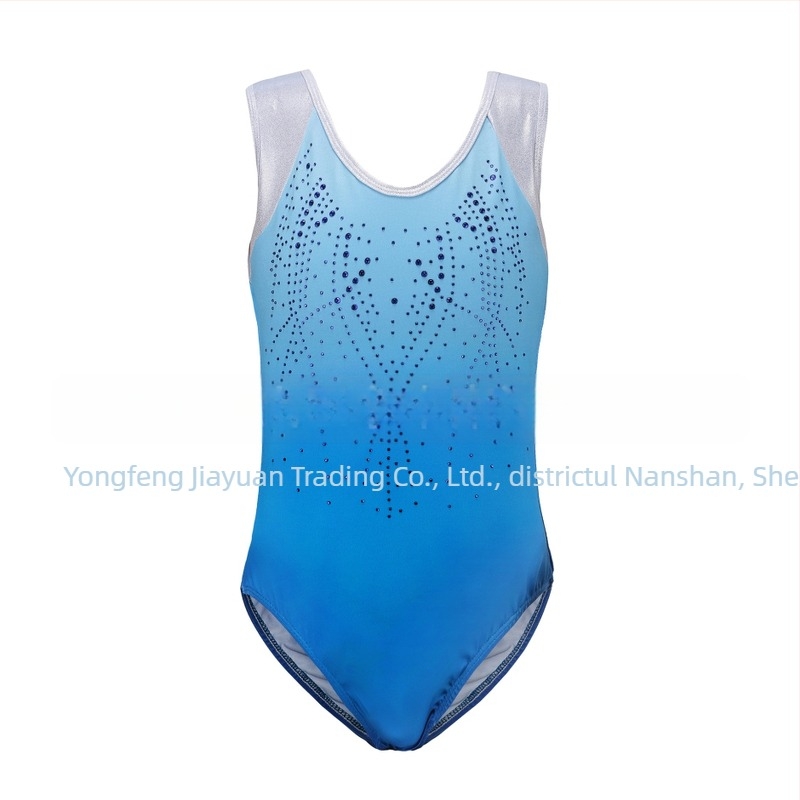 Costum de gimnastică elastic pentru fete, costum de balet, costum de performanță, costum de dans, costum strâmt, în stoc