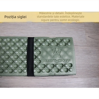 Camping în aer liber portabil jgheab pentru ouă rezistent la umiditate saltea îngroșată pliabilă saltea de somn cort camping saltea ușoară și durabilă