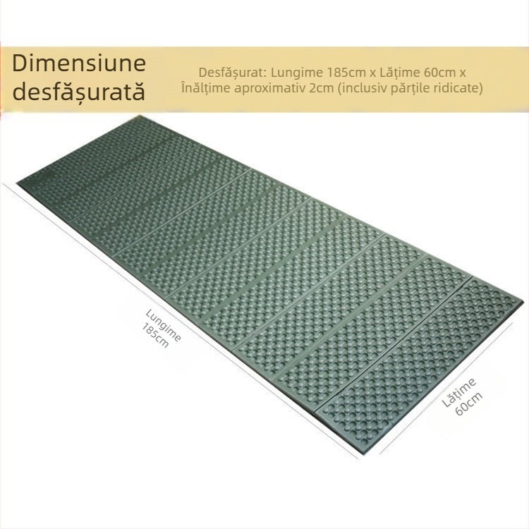 Camping în aer liber portabil jgheab pentru ouă rezistent la umiditate saltea îngroșată pliabilă saltea de somn cort camping saltea ușoară și durabilă