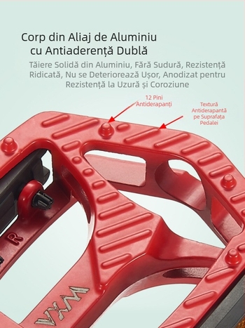 Pedale de bicicletă pentru șosea de munte, cu rulment cu bile din aliaj de aluminiu, pedale universale, accesorii pentru pedale