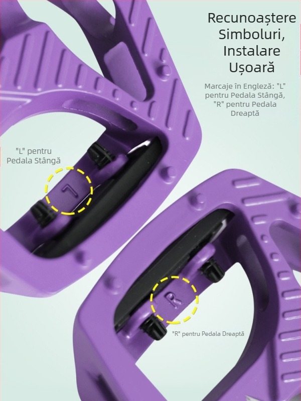 Pedale de bicicletă pentru șosea de munte, cu rulment cu bile din aliaj de aluminiu, pedale universale, accesorii pentru pedale