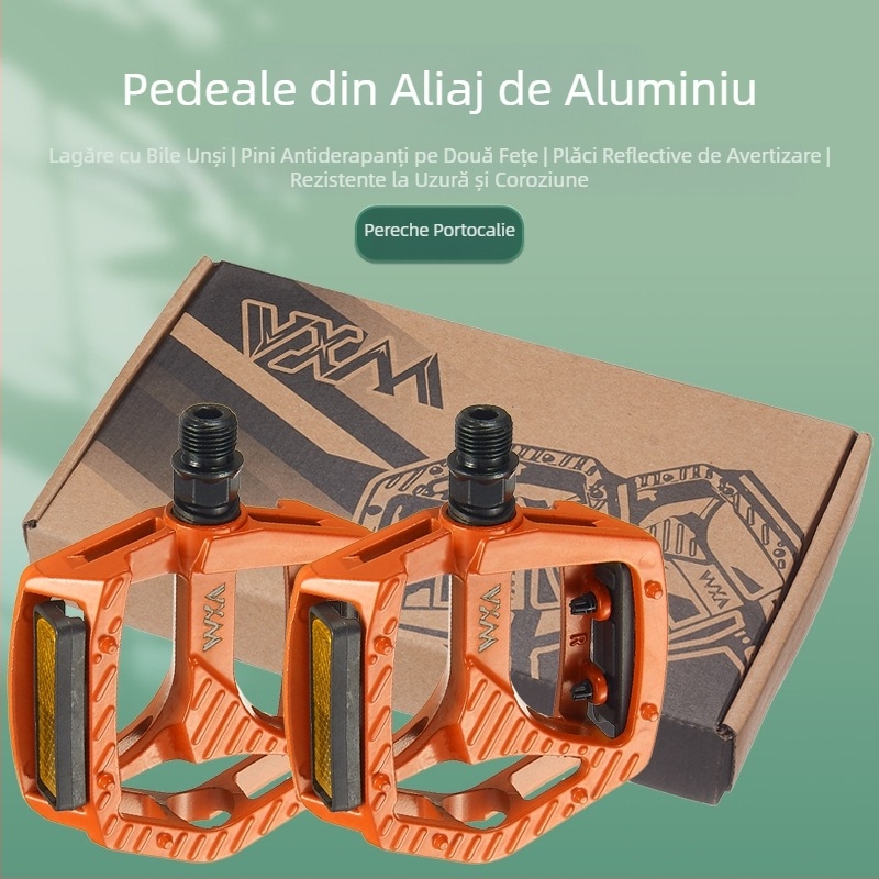 Pedale de bicicletă pentru șosea de munte, cu rulment cu bile din aliaj de aluminiu, pedale universale, accesorii pentru pedale