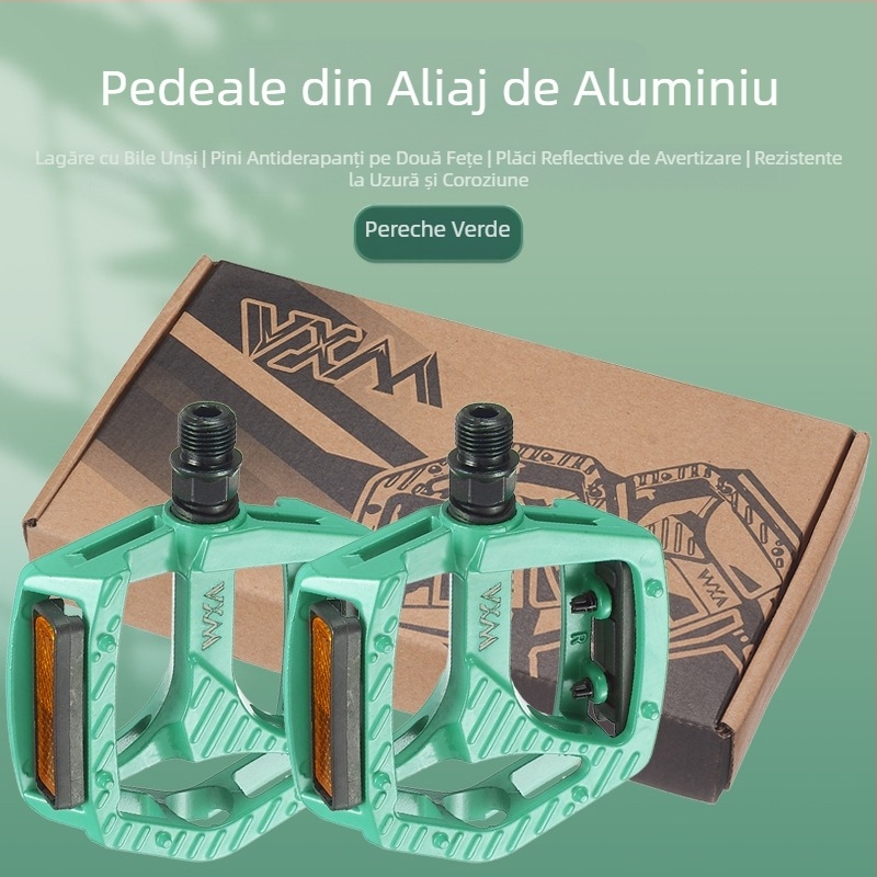 Pedale de bicicletă pentru șosea de munte, cu rulment cu bile din aliaj de aluminiu, pedale universale, accesorii pentru pedale