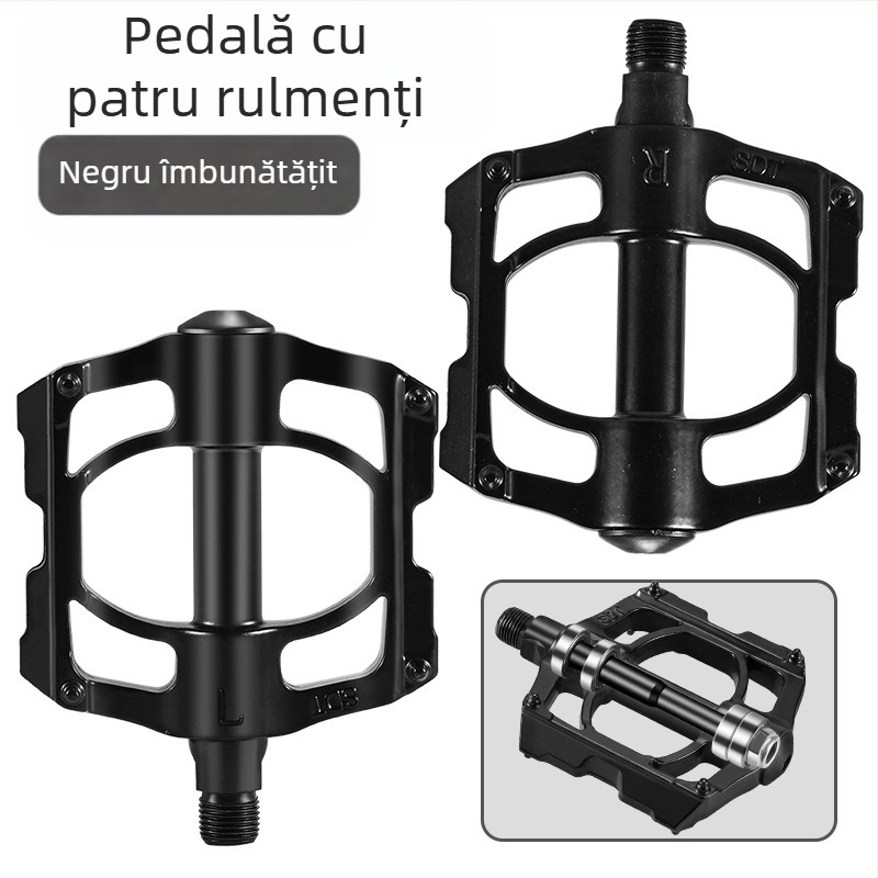 Pedale pentru biciclete de munte Sipeilin cu rulment, pliabile universale, accesorii pentru biciclete de șosea