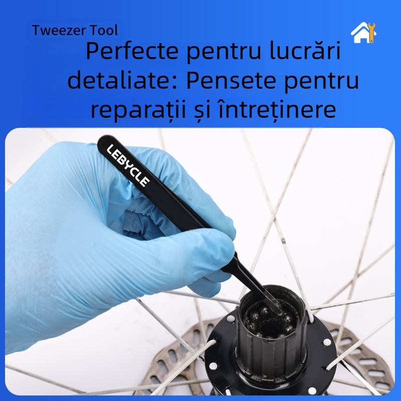 Set bol pentru bicicletă, ax central, butuc, bază, cric, inel de etanșare cu bile, demontare și întreținere, pensetă
