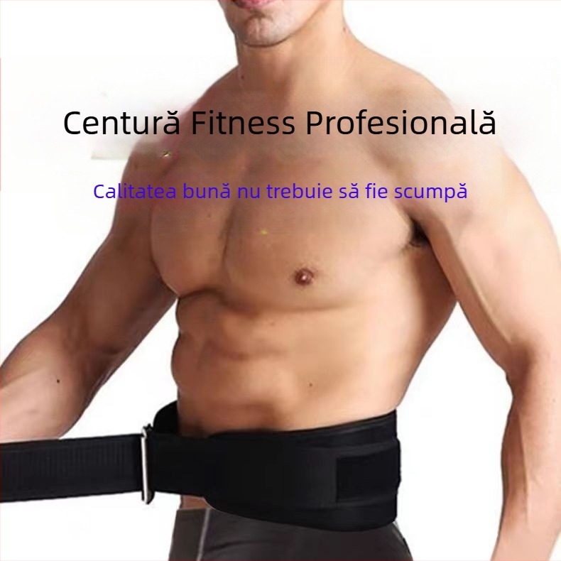Centură de fitness direct din fabrică, curea de antrenament pentru studenți, cu ghemuit, pentru ridicarea de greutăți, pentru exerciții fizice, echipament de protecție sportiv pentru bărbați