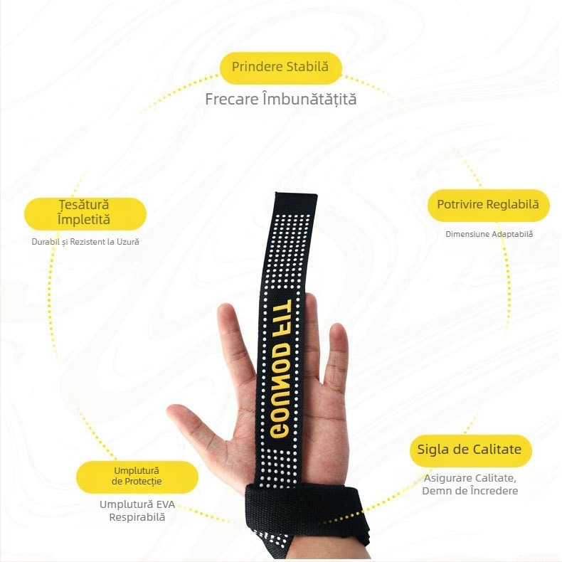 Centură de fitness sport, curea de susținere din silicon, cu prindere antiderapantă, curea de tensionare pentru fitness, curea de tracțiune puternică