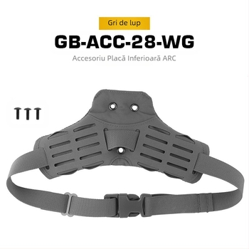 Accesorii pentru placă de presiune inferioară ARC Side Kick V2 Style MOLLE, colanți tactici cu tragere rapidă, montați pe colanți