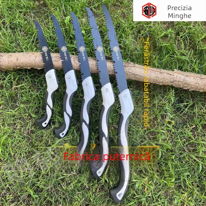 Ferăstrău pliabil din fabrică, en-gros, Linyi Zi, tăiere copaci din oțel, artefacte de uz casnic, prelucrare a lemnului, portabil, rapid, în aer liber, ferăstrău manual