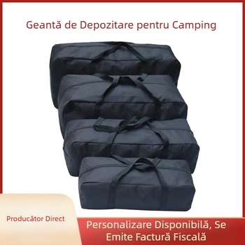 Geantă de depozitare din pânză de mare capacitate pentru camping, geantă de depozitare pentru călătorie, geantă de picnic pentru camping în aer liber, geantă de depozitare pentru masă și scaun
