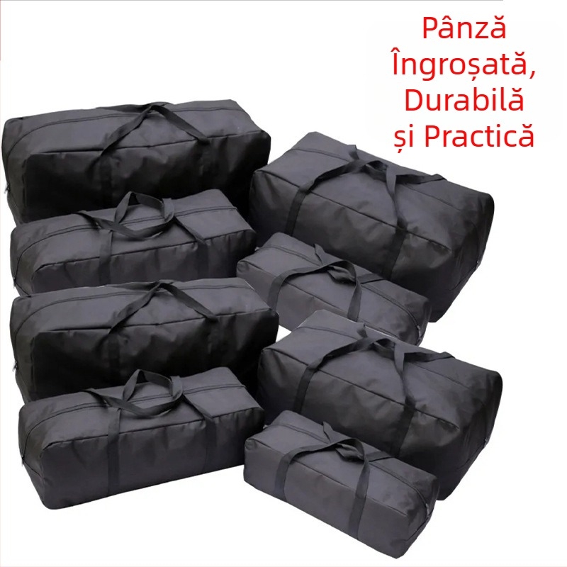 Geantă de depozitare din pânză de mare capacitate pentru camping, geantă de depozitare pentru călătorie, geantă de picnic pentru camping în aer liber, geantă de depozitare pentru masă și scaun