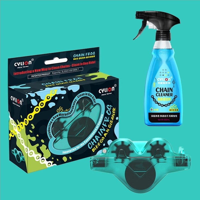 Remorcă de spălare a lanțului pentru bicicletă cu zgardă de curse, fără spălător manual, instrumente de curățare și întreținere a mașinii pentru drumuri de munte