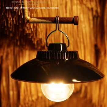 Nouă lumină de camping LED transfrontalieră, lumină caldă, lumină de cort cu baterie încorporată cu cârlig, lumină de camping cu încărcare TYPEC