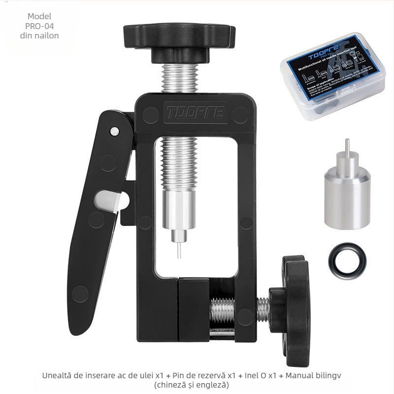 TOOPERE Bicicletă Ulei de frână Ulei Ac Instalare Instrument Olei Introducere Țeavă Cut-off Măsline Cap Presor Încărcător