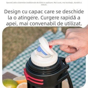 Enme Thermos Cup Men's mare capacitate termos fierbător de apă în aer liber nou 316 auto uz casnic fierbător de apă caldă sticlă de apă