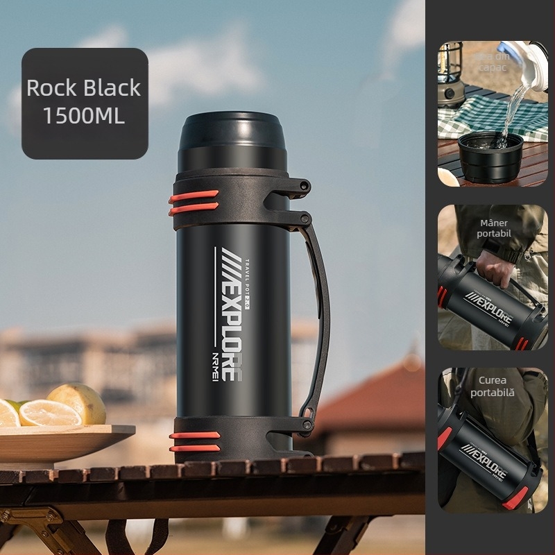 Enme Thermos Cup Men's mare capacitate termos fierbător de apă în aer liber nou 316 auto uz casnic fierbător de apă caldă sticlă de apă
