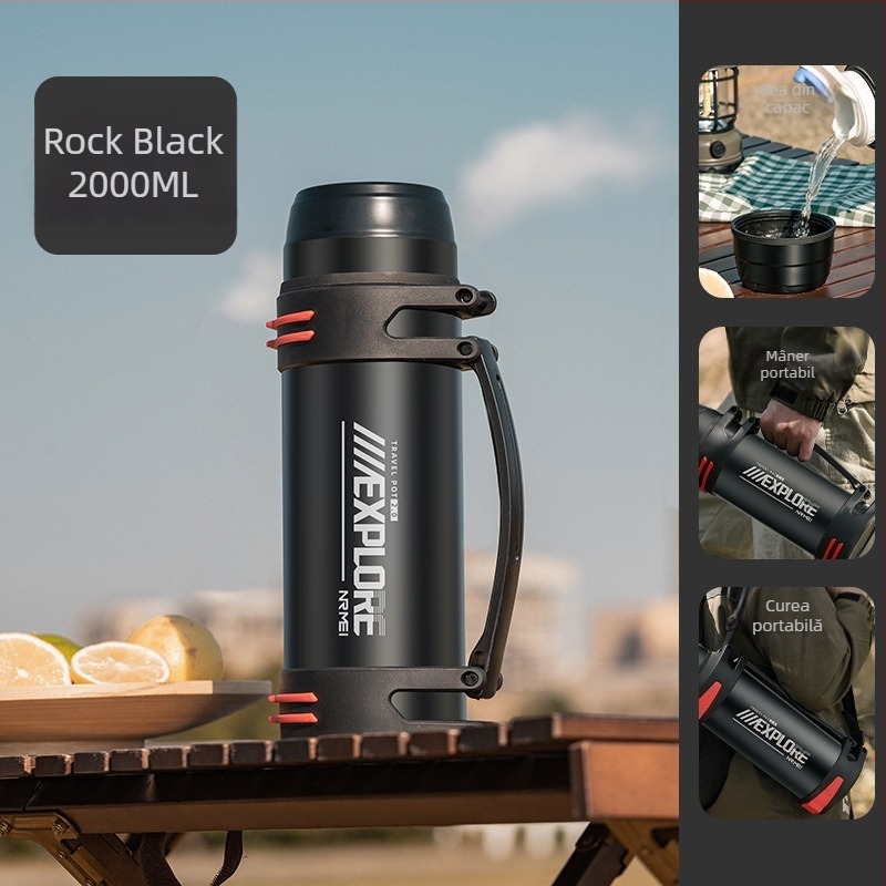 Enme Thermos Cup Men's mare capacitate termos fierbător de apă în aer liber nou 316 auto uz casnic fierbător de apă caldă sticlă de apă