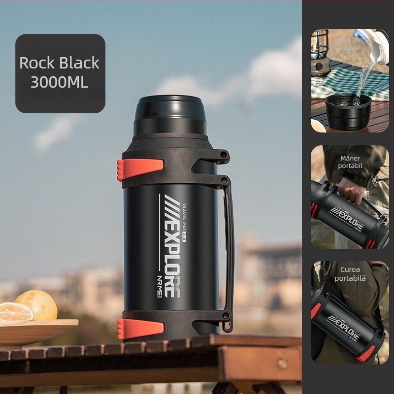 Enme Thermos Cup Men's mare capacitate termos fierbător de apă în aer liber nou 316 auto uz casnic fierbător de apă caldă sticlă de apă