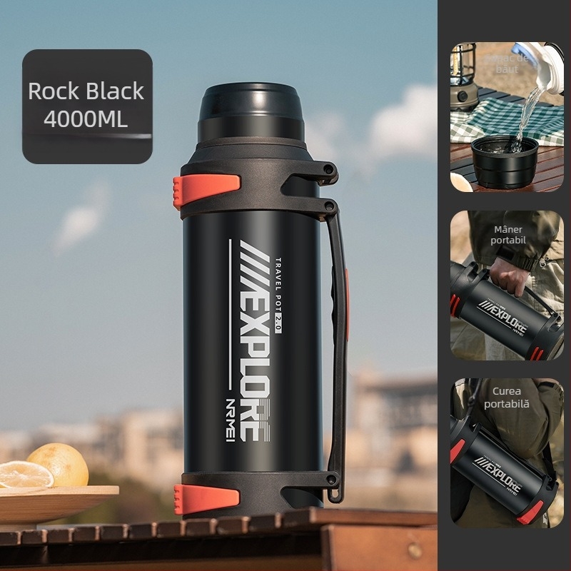 Enme Thermos Cup Men's mare capacitate termos fierbător de apă în aer liber nou 316 auto uz casnic fierbător de apă caldă sticlă de apă