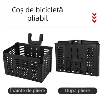 Coș de bicicletă West Rider, coș pliabil, coș cu eliberare rapidă, raft, coș portabil pentru legume, accesorii pentru echitație