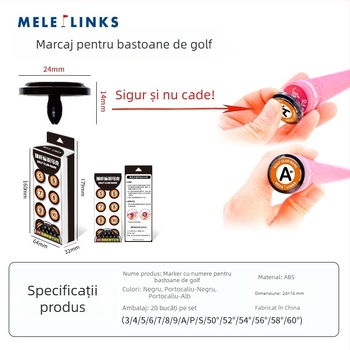 Ștampilă anticorozivă Meigao, vânzare transfrontalieră, accesorii pentru antrenament de golf, marcă de golf, marcă de club de golf